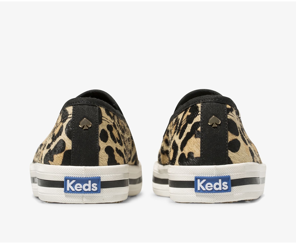 Slip Ons Keds Femme Leopard - Kate Spade New York Calf Hair Slip On - 106-TCKAOP